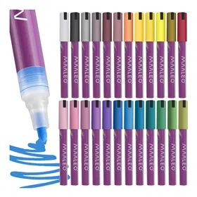 Acrylic markers - set of 24 Maaleo 25790