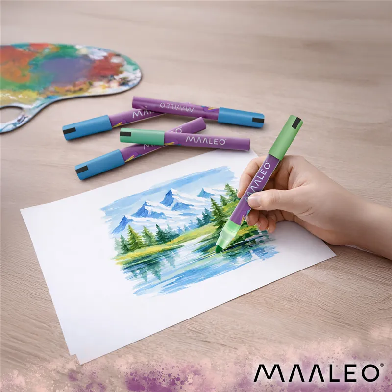 Akriliniai žymekliai - 24 vnt. rinkinys Maaleo 25790