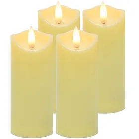 LED candle/insert 12.5x5cm 4pcs Ruhhy 26485