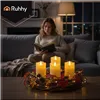 LED candle/insert 12.5x5cm 4pcs Ruhhy 26485