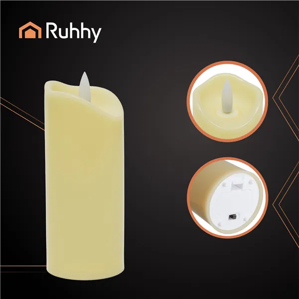 LED candle/insert 12.5x5cm 4pcs Ruhhy 26485