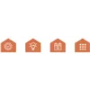 LED candle/insert 12.5x5cm 4pcs Ruhhy 26485