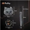 4-piece cat/fox costume, gray, Ruhhy 26247