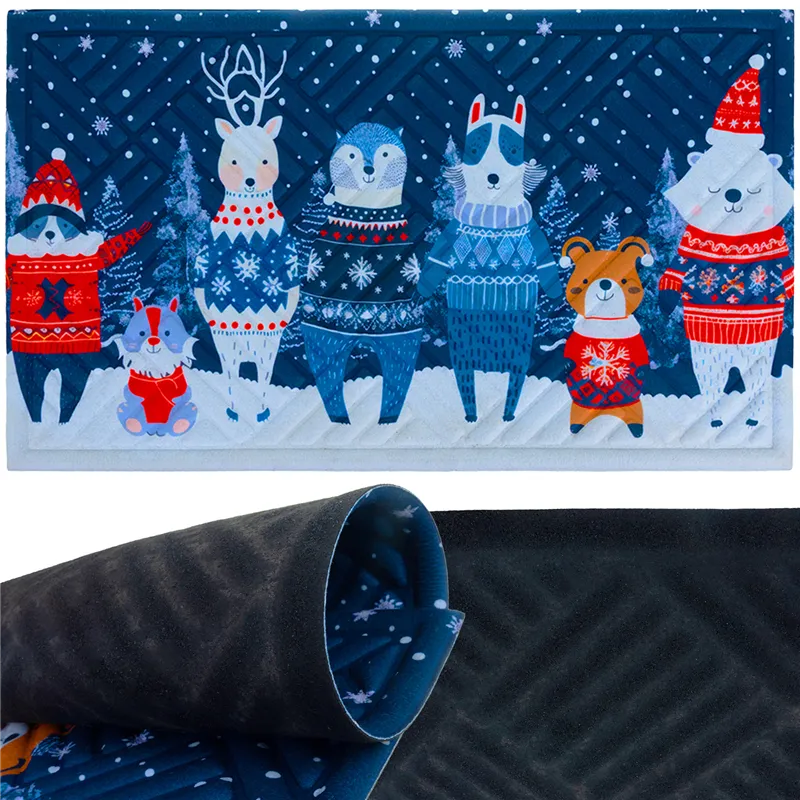 Christmas doormat 75x45cm Ruhhy 26636