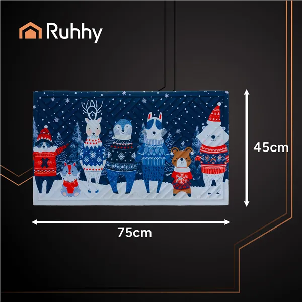 Christmas doormat 75x45cm Ruhhy 26636