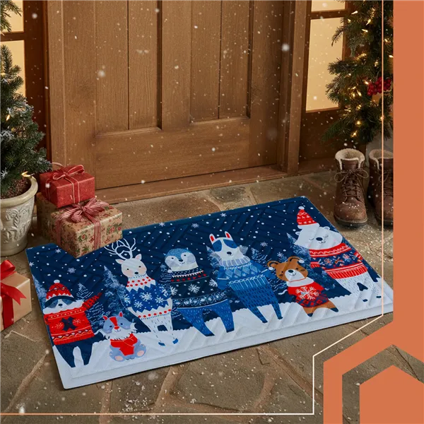 Christmas doormat 75x45cm Ruhhy 26636