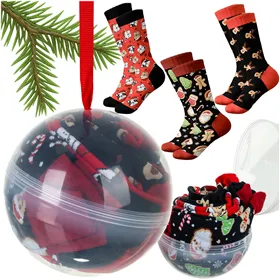 Christmas socks - 3 pcs. sizes 38-43 Ruhhy 26438