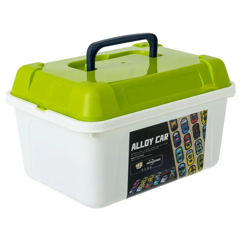 Motorized cars in a suitcase, 50 pcs. 26603