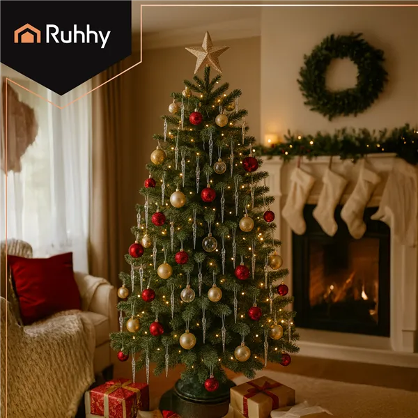 Christmas tree icicles 12 pcs Ruhhy 25377