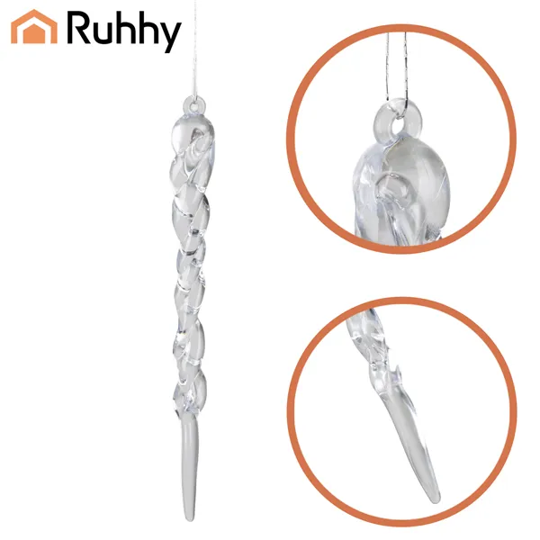 Christmas tree icicles 12 pcs Ruhhy 25377