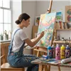 Poster paints - set of 12 x 500ml Maaleo 26340