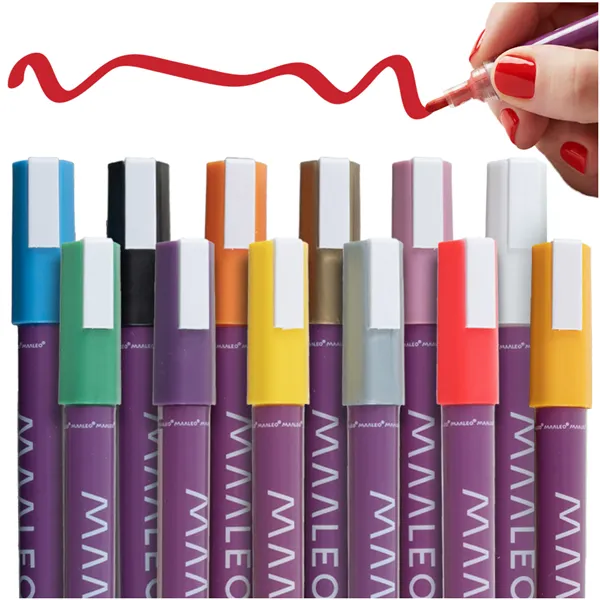 Set of 12 decorative markers Maaleo 25743