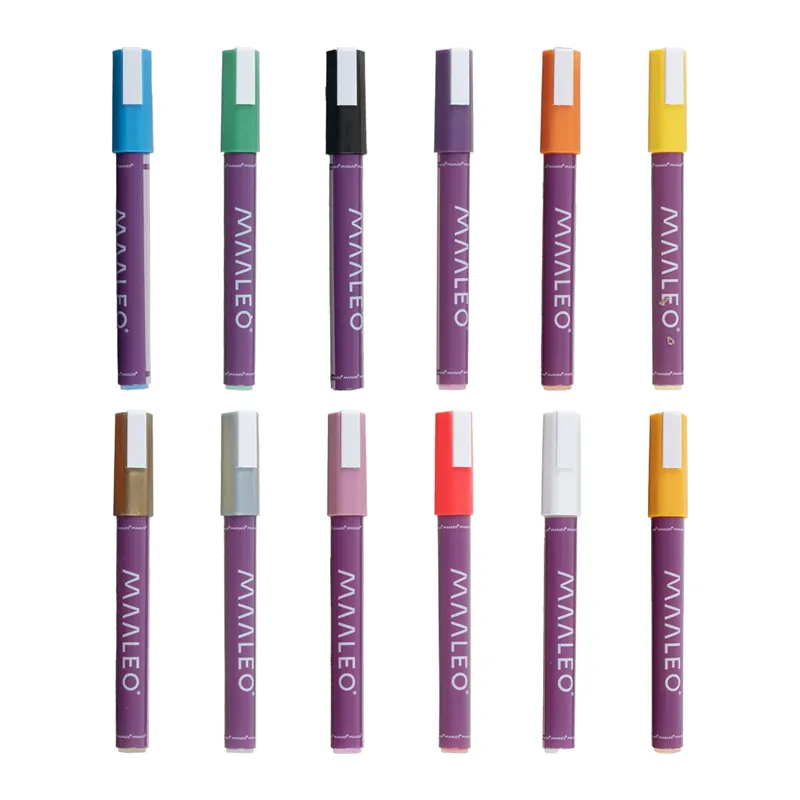 Set of 12 decorative markers Maaleo 25743