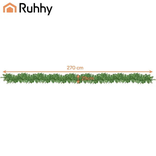 Christmas tree garland 2.7m Ruhhy 26243