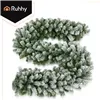 Snow-covered Christmas tree garland 2.7m HQ Ruhhy 26244