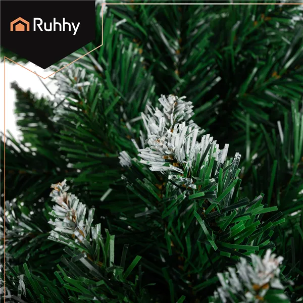 Snow-covered Christmas tree garland 2.7m HQ Ruhhy 26244