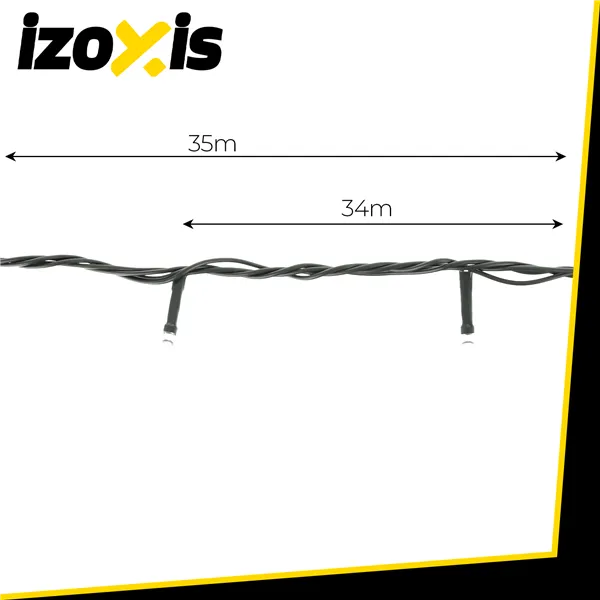 Outdoor lights 500LED 35m white Izoxis 24899