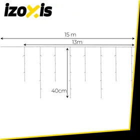 Outdoor lights 300LED 15m cool white Izoxis 26711