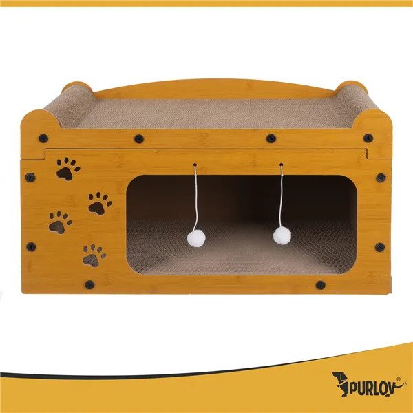 Cat scratching post - two-story house Purlov 27016