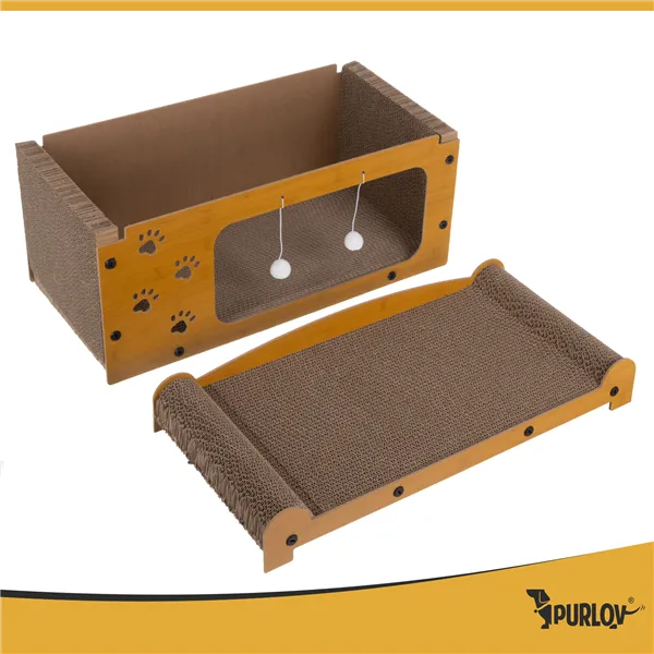 Cat scratching post - two-story house Purlov 27016