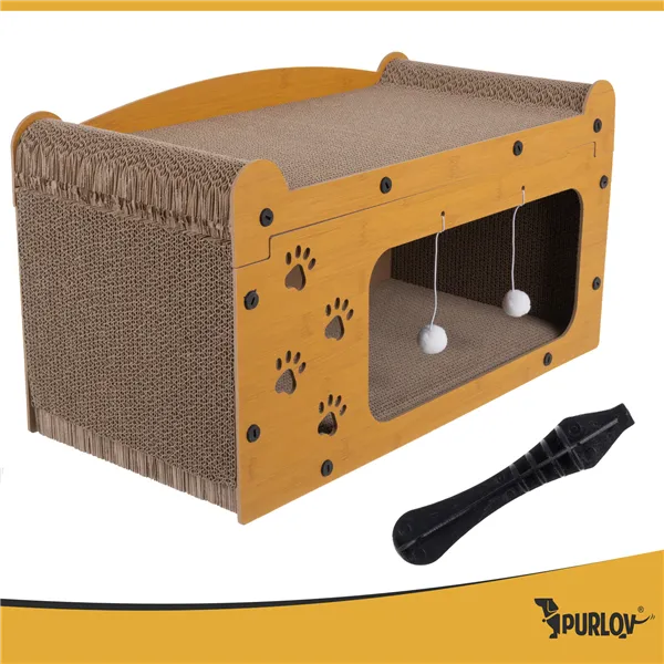 Cat scratching post - two-story house Purlov 27016