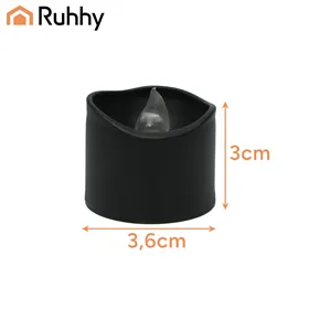 LED žvakės 12 vnt. 3,6 cm Ruhhy 26128