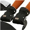 Double stroller muffs - black Kruzzel 25814