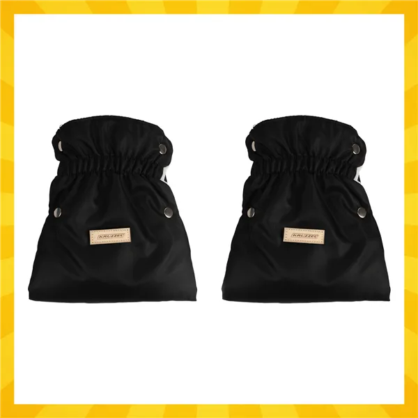 Double stroller muffs - black Kruzzel 25814