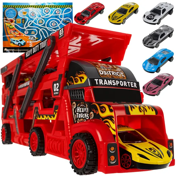 TIR truck set with 6 cars 26303