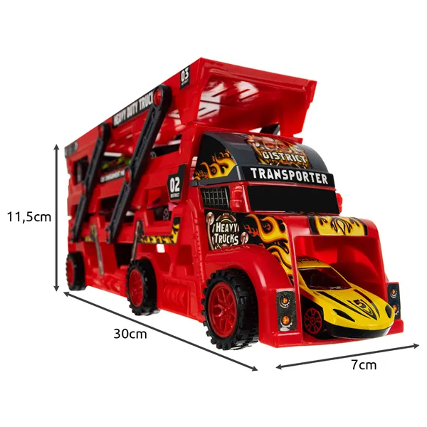 TIR truck set with 6 cars 26303