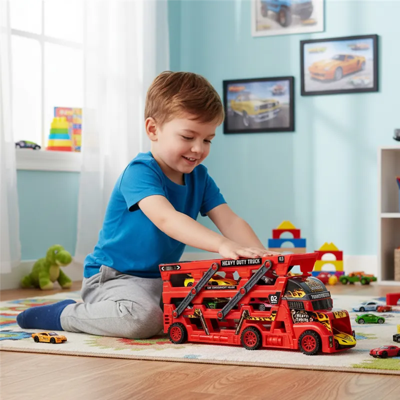 TIR truck set with 6 cars 26303