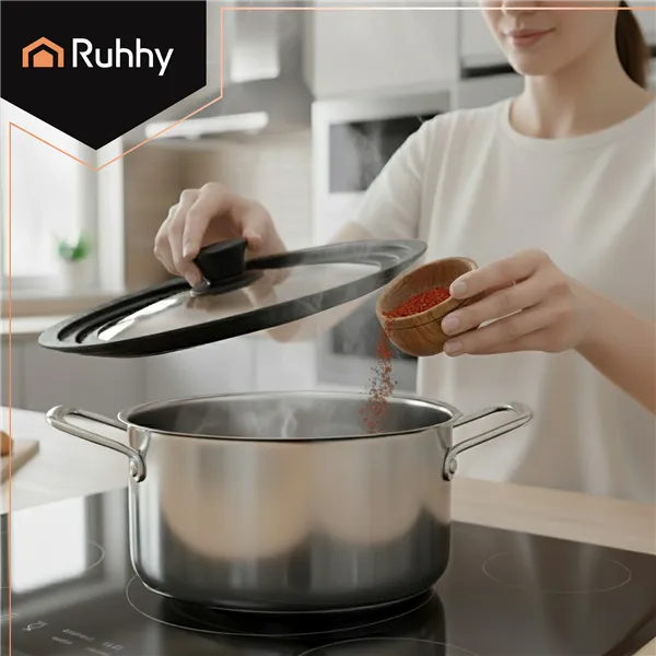 3-in-1 silicone lid 28/30/32cm Ruhhy 25561