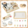 Kruzzel 26543 16-piece wooden tea set