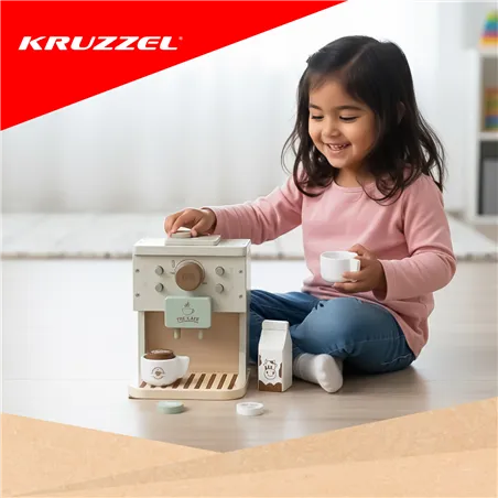 Wooden coffee maker for children Kruzzel 26512