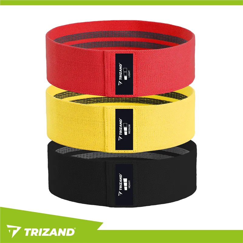 Set of exercise rubber mats - 3 pcs Trizand 25878