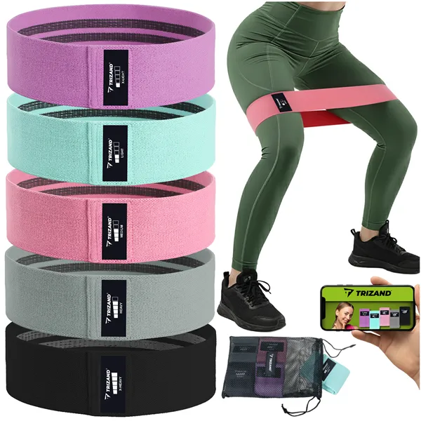 Set of exercise bands - 5 pcs Trizand 25877