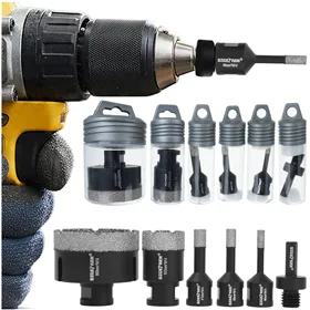 Diamond hole saws - set of 6 Bigstreen 27079