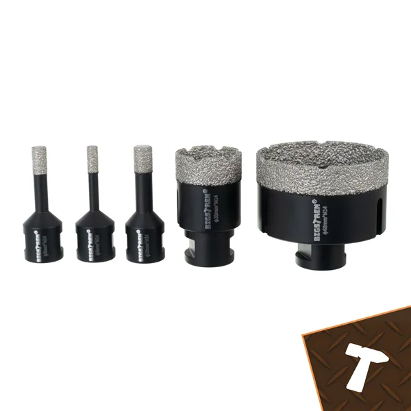 Diamond hole saws - set of 6 Bigstreen 27079