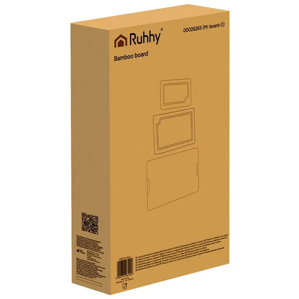 Bamboo cutting board - 3 pcs + Ruhhy stand