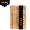 Bamboo cutting board - 3 pcs + Ruhhy stand