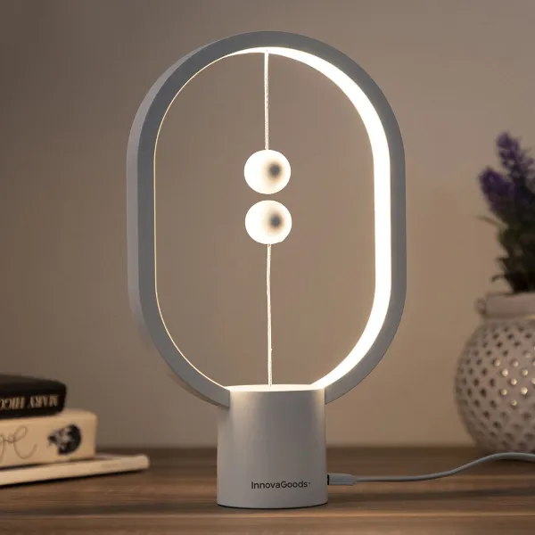Balansinė lempa su magnetiniu jungikliu Magilum InnovaGoods Balta 3 W (Naudoti B)