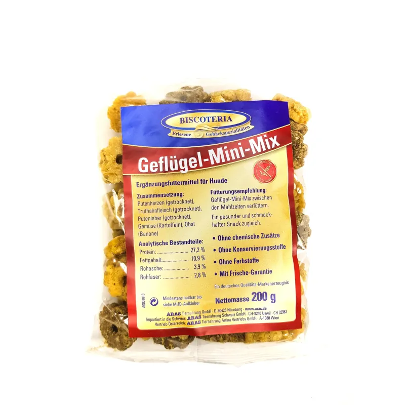 ARAS küpsis Mini Mix- kalkun ja banaan 200g