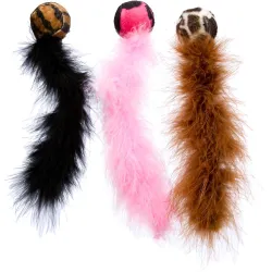 KONG pehme pall kassile Wild Tails valik
