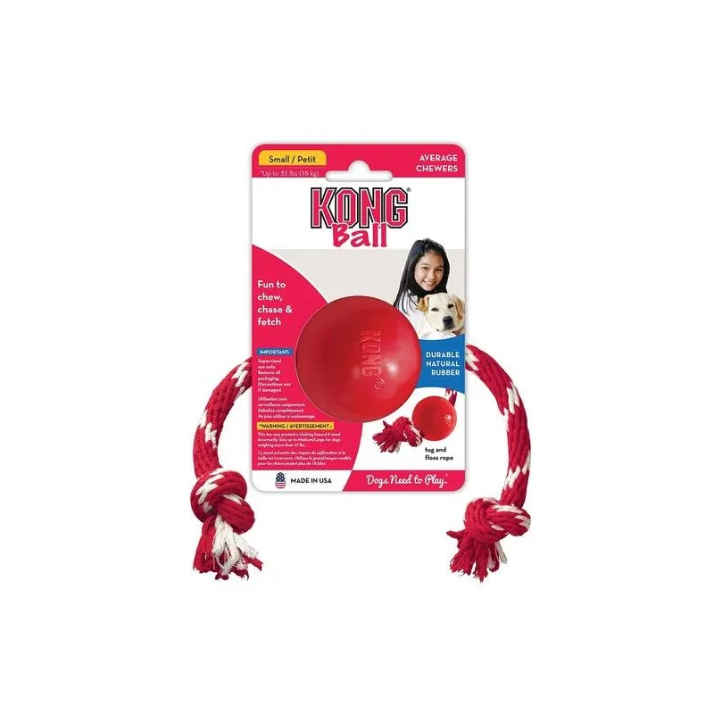 KONG pall nööriga S
