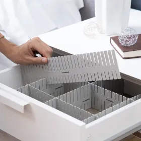 Pielāgojams Atvilktnes Organizators Condor InnovaGoods Pelēks polipropilēns Plastmasa 16 gb. (Atjaunots A)