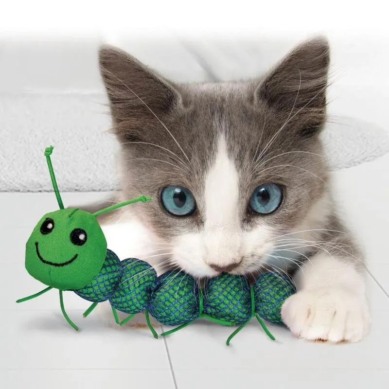 KONG kassi mänguasi Nibble Critters Catnipillar
