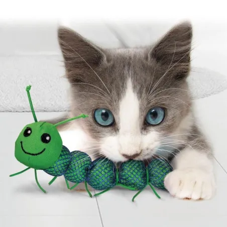 KONG kassi mänguasi Nibble Critters Catnipillar