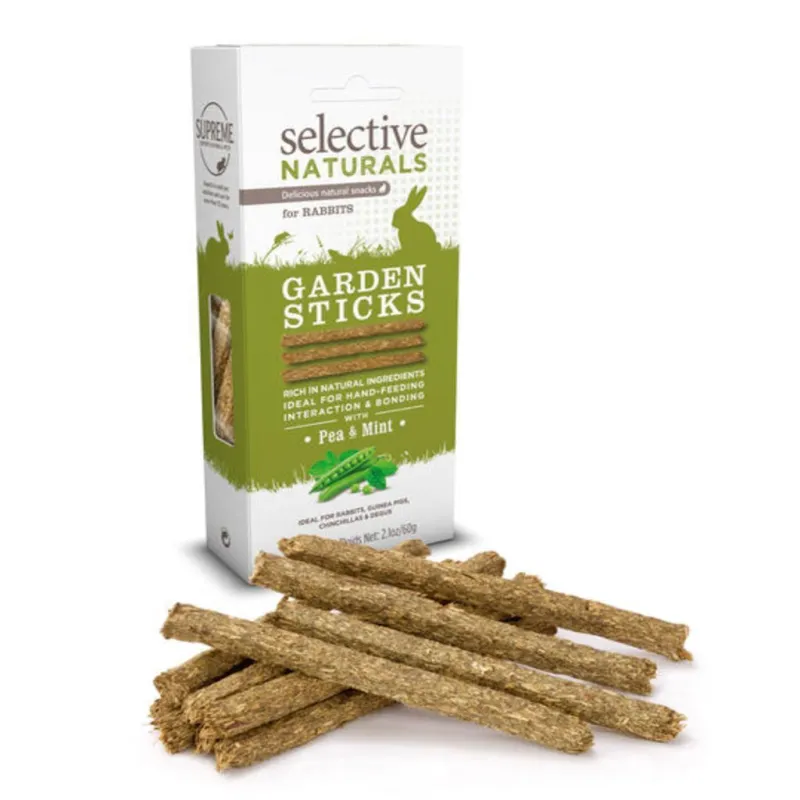 Herneste, piparmündi ja linaseemnetega Selective Naturals Garden Sticks