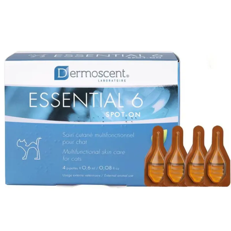Dermoscent Essential 6 spot-on kass 0,6ml N4