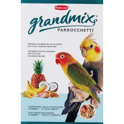 PD keskmise suurusega papagoide täissööt Grandmix Parroccheti 850g